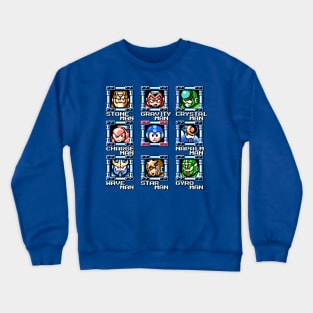 Mega Man 5 Stage Select Crewneck Sweatshirt